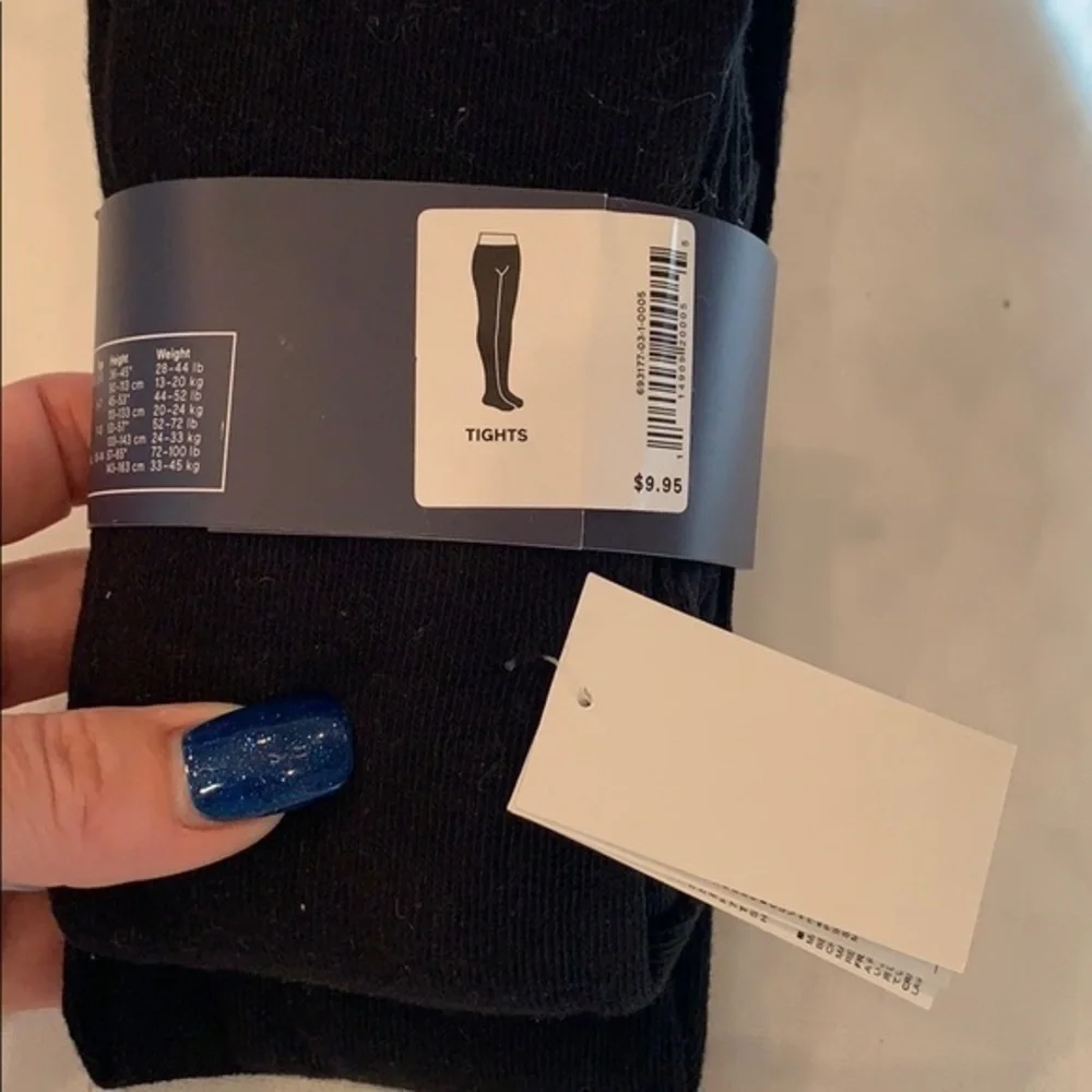 💐5/25 gap girls black tights leggings